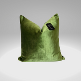 OLIVE GREEN VELVET PILLOW COVER